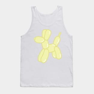 Yellow Balloon Dog Tank Top